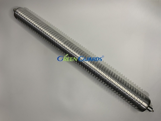 Çim biçme makinesinin ruloları 22" çukurlu işlenmiş alüminyum G068614 Jacobsen yürüyen yeşillik biçme makinesine uyar