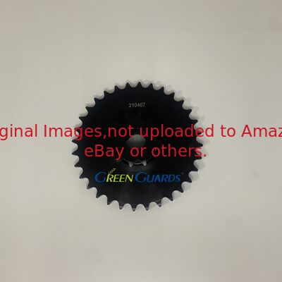 Çim Ekipmanları Parçaları Çift Dişli 32 diş & 12 diş G210407 Millcreek 3100/3200 Çim Kaplanı Yayıcılarına Uyar