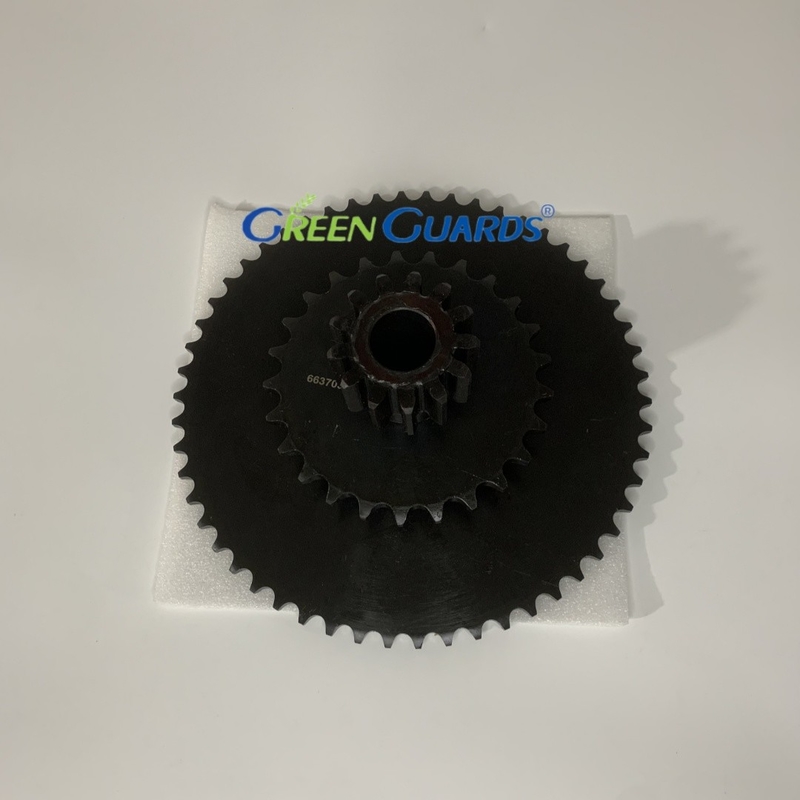 OEM Standard Pinion Double Sprocket G663703 Turfco Makinesi için Çim ekipmanları yedek parçaları