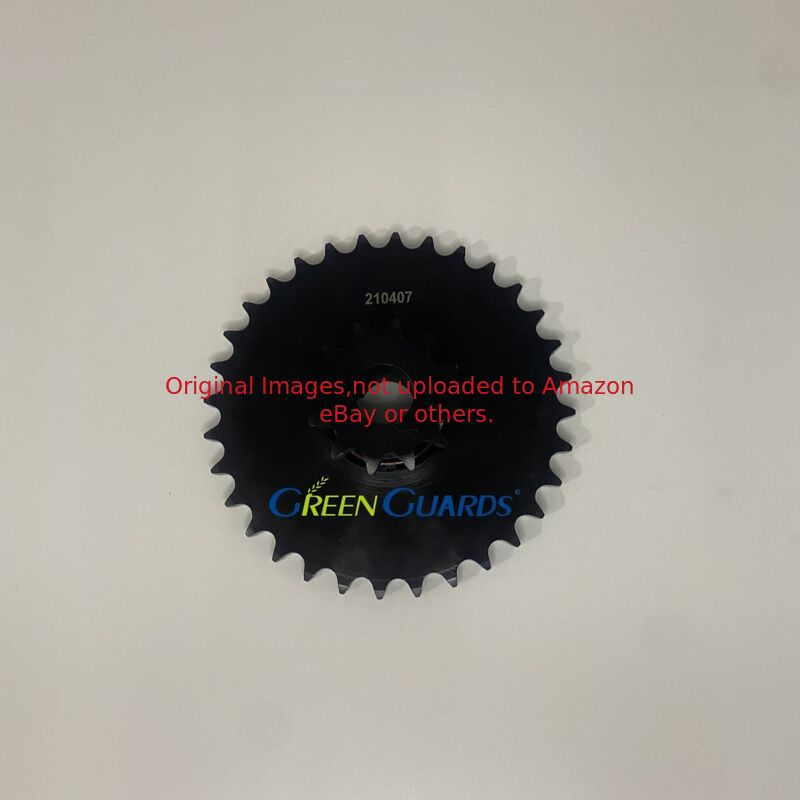 Çim Ekipmanları Parçaları Çift Dişli 32 diş & 12 diş G210407 Millcreek 3100/3200 Çim Kaplanı Yayıcılarına Uyar